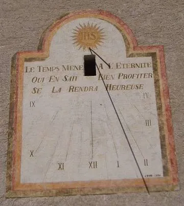 Sundial of the Church of Puy-Saint-Pierre - © OTHV