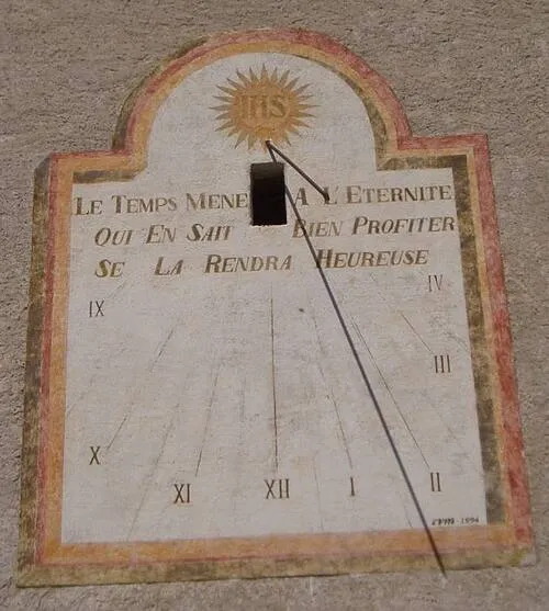 Meridiana della chiesa di Puy-Saint-Pierre