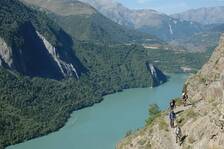 Variante du GR 54 entre Mizoën et le lac du Lovitel - © Pierre Masclaux