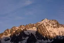 Les Agneaux au coucher du soleil depuis l'Alpe de Villar d'Arêne - © Mireille Coulon - PNE