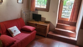 Coin salon RDC location Edelweiss 3 Névache Ville Haute - © ©S.Liot