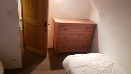 Chambre RDC location Edelweiss 3 Névache Ville Haute - © ©S.Liot