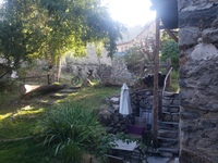 Vue sur la terrasse location Edelweiss 3 Névache Ville Haute - © ©S.Liot