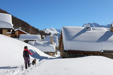 Redescente du hameau des Combes - © S.Morattel