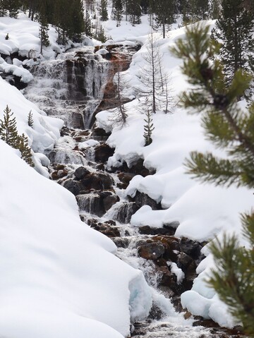 Cascade des Oules en hiver - © L.Chamerlat