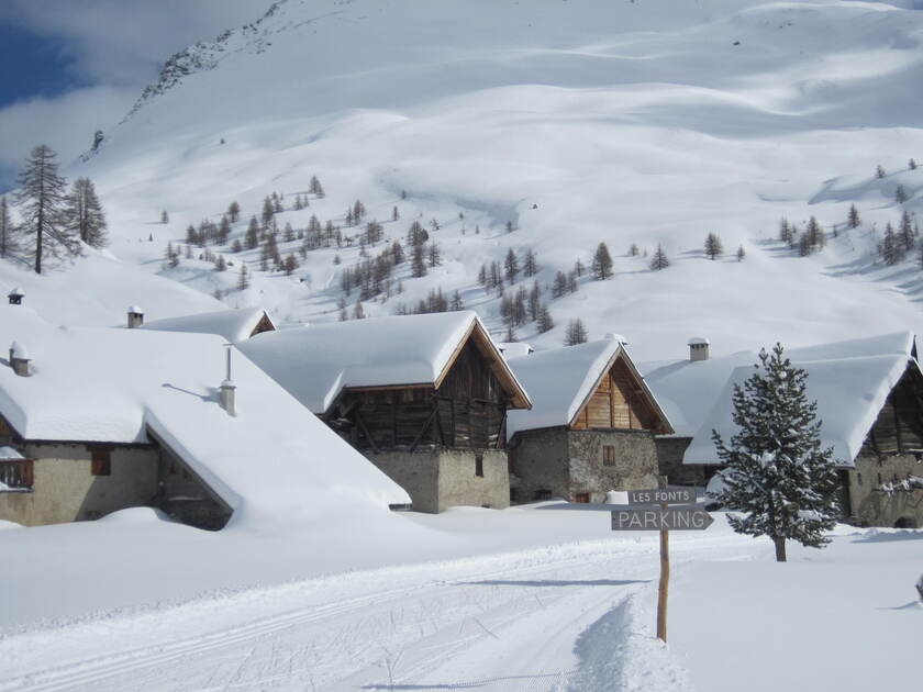 Piste damée des fonts de cervières - © JP CHardon