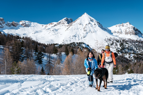Col de l'Izoard en raquettes