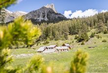 Vue sur les chalets des Acles - © T.Blais