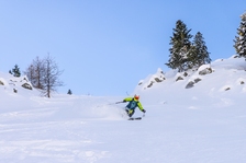 Descente à ski du refuge - © ©T.BLAIS