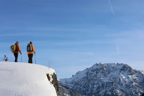 Le Belvédère de Névache en raquettes