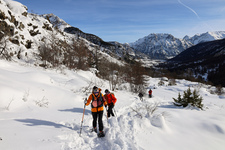 Salita attraverso il percorso segnalato - © L.Chamerlat