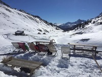 Terrazza del rifugio Drayères - © ©LesDrayères