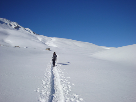 Plateau e Col des Thures con le racchette da neve