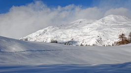 Vallon de Buffère et trace dans la neige - © ©MDucroux
