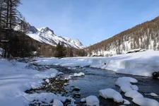 Haute Clarée en hiver - © L.Chamerlat