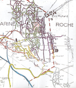 Plan de Combarine couleur - © SGMB