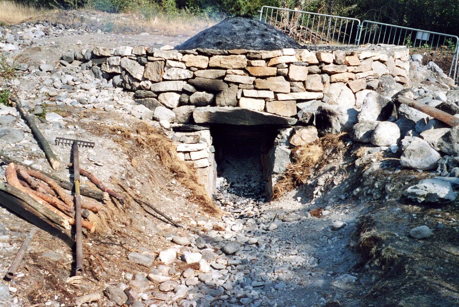 Ricostruzione del forno da calce - © SGMB