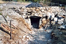 Ricostruzione del forno da calce - © SGMB