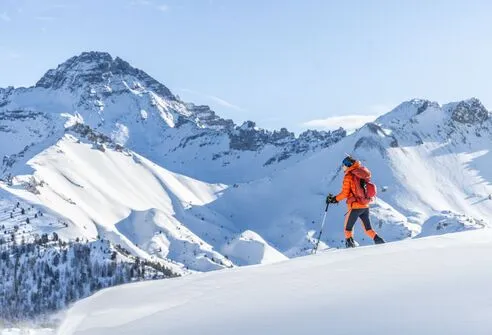 The Col des Peygus by ski touring