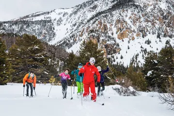 Cours de ski nordique avec l'ESF Névache - © T.Blais