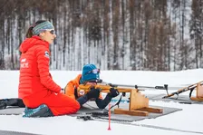 L'ESF Névache propose des initiations au biathlon pour les jeunes de 10 à 16 ans - © T.Blais