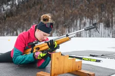 Pas de tir de biathlon à Névache - © T.Blais