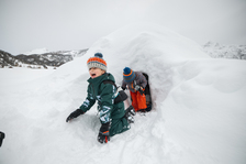 Cours de ski de fond pour enfant Team Winnie ESF Névache - © T.Blais