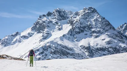 Ski de randonnée direction refuges de l'Alpe et Chamoissière - © T.Blais