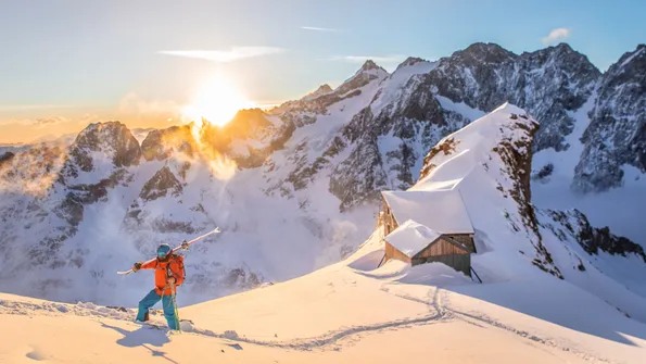 Le refuge Adèle Planchard en ski de randonnée