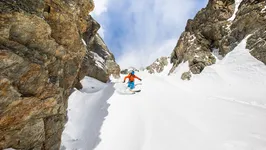 Descente à skis - © T.Blais