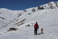 Pic du Mas refuge on snowshoes - © L.Chamerlat