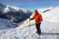 Montée à l'Aiguillon en raquettes - © S.Morattel