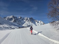Family snowshoeing itinerary at Col du Lautaret - © E. Lefebvre