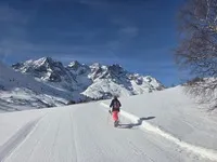 Family snowshoeing itinerary at Col du Lautaret - © E. Lefebvre