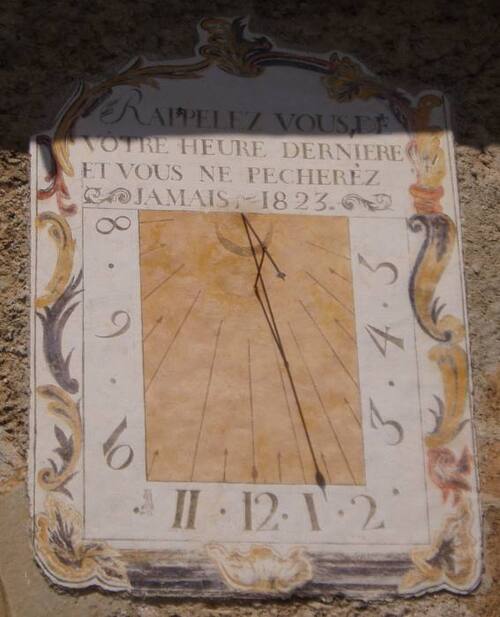 Quadrante solare della Chiesa di San Sebastiano