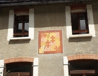 Sundial from the old school of Ville Haute. - © OTHV