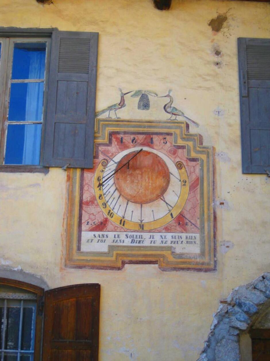 Sundial Zarbula - © Service Tourisme de Val-des-Prés