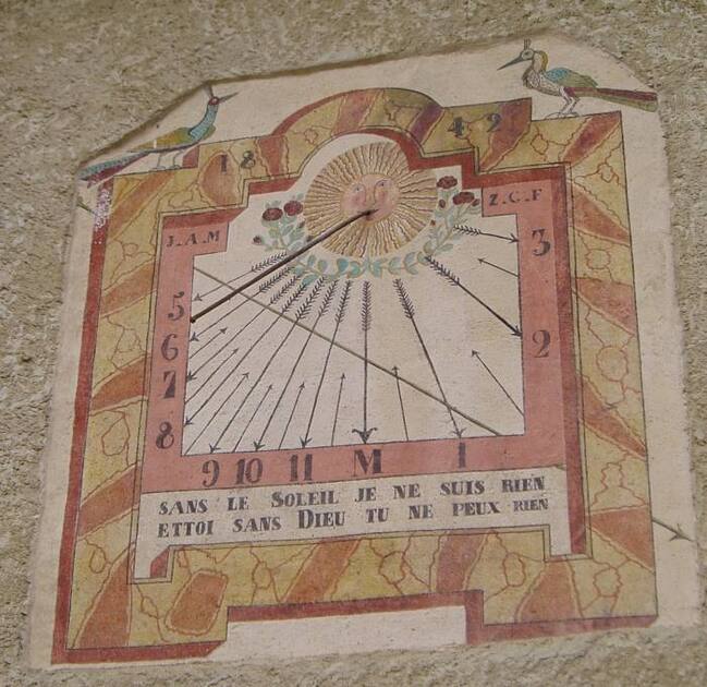 Zarbula sundial of Puy Saint Pierre - © Michel Lalos