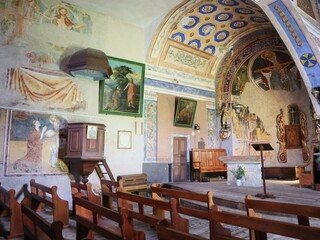 The mural recounts the life of Saint-Pancrace - © Laury Chamerlat