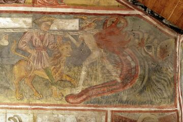 Affreschi della cappella di Plampinet - © Ducroux Michel