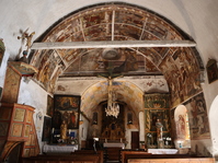 Affresco, chiesa di San Sebastiano a Plampinet - © Laury Chamerlat