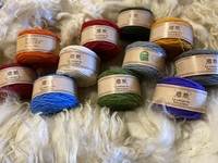 Pelotte de laine venant de la Maison des Bêtes à Laine - © La maison des bêtes à laine