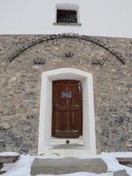 Notre Dame des neiges en hiver vu de face - © L.Chamerlat