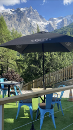 Terrasse ensoleillée - bistrot de la Meije - © A.Fournier