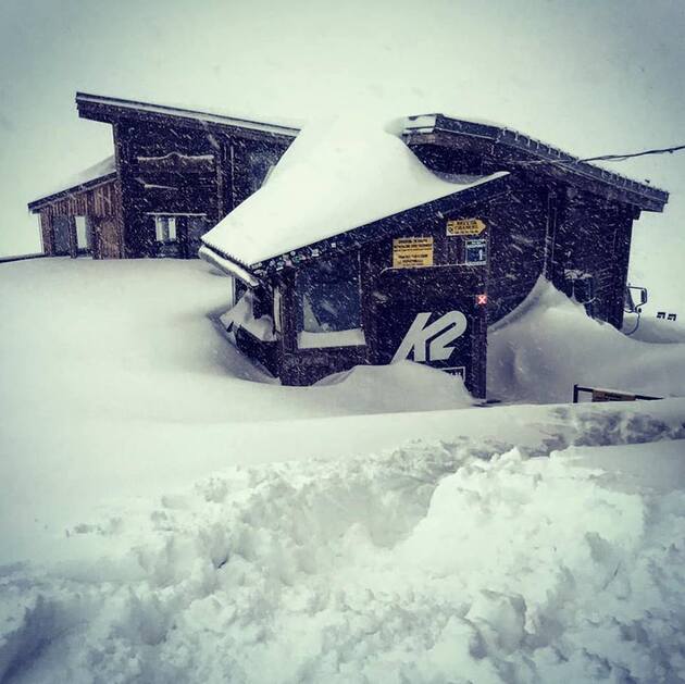 La Cabine de 3200 sous la neige - La Grave - © ©SATG