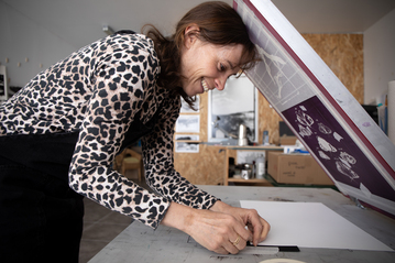 L'ile de Dante - silkscreen workshop and store - © Benjamin Ruffieux