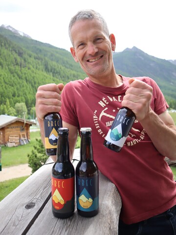 Antoine, creatore della birreria della Clarée - © Laury Chamerlat