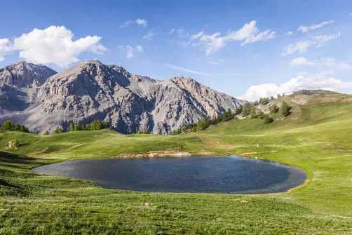 Col des Thures et lac Chavillon