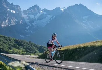 Cyclisme col du Lautaret - © T.Blais