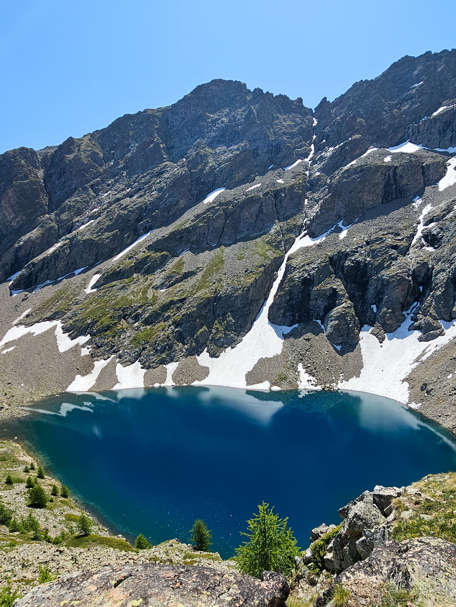 Rifugio Evariste Chancel e lago Puy Vachier da 2400m_La Grave - © S.Morattel/OTHV